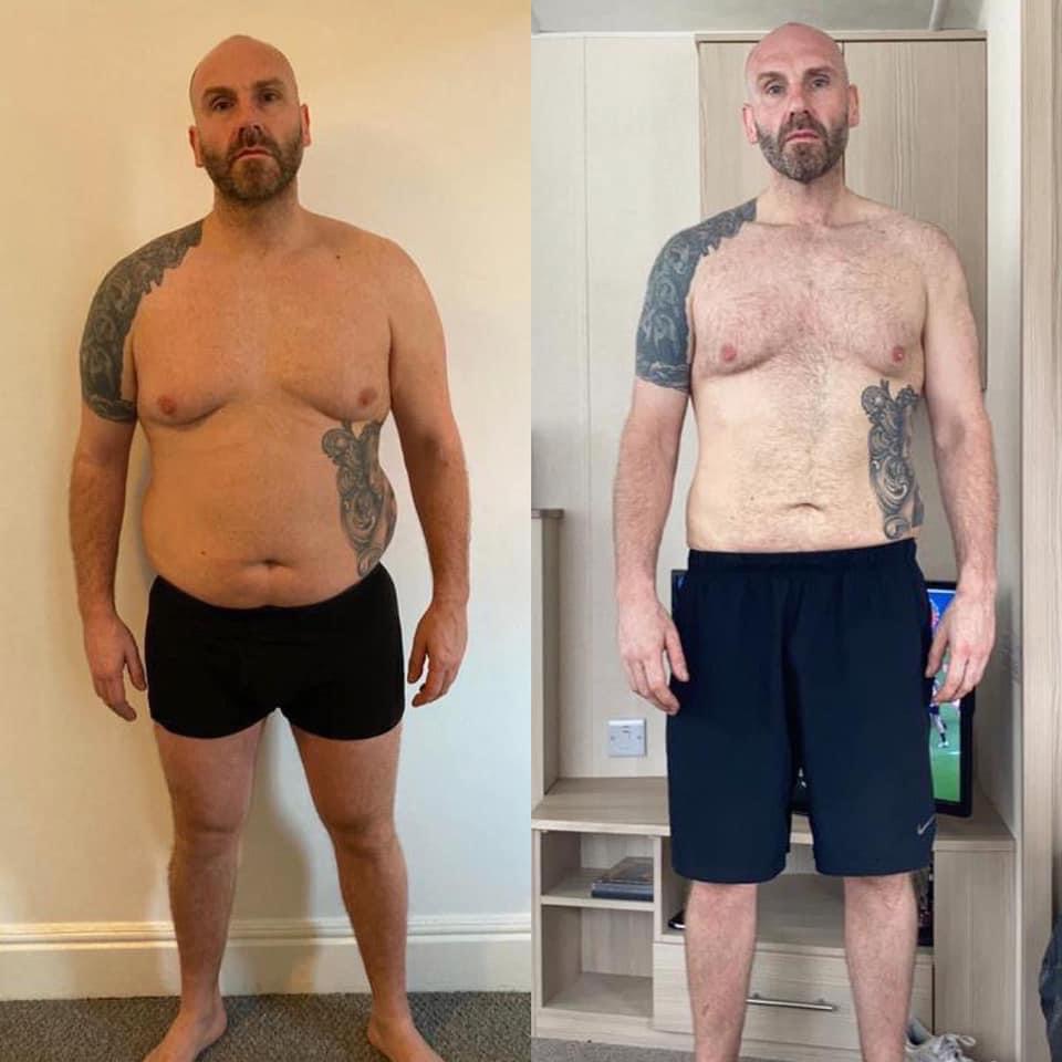 Adam Brown dropped 60lbs in 6 months