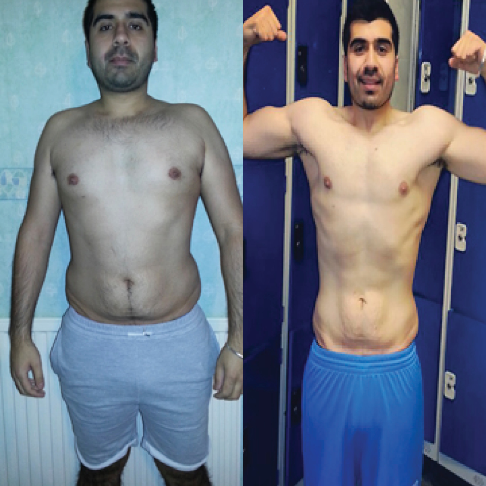 Amin Hayre - reduced body fat