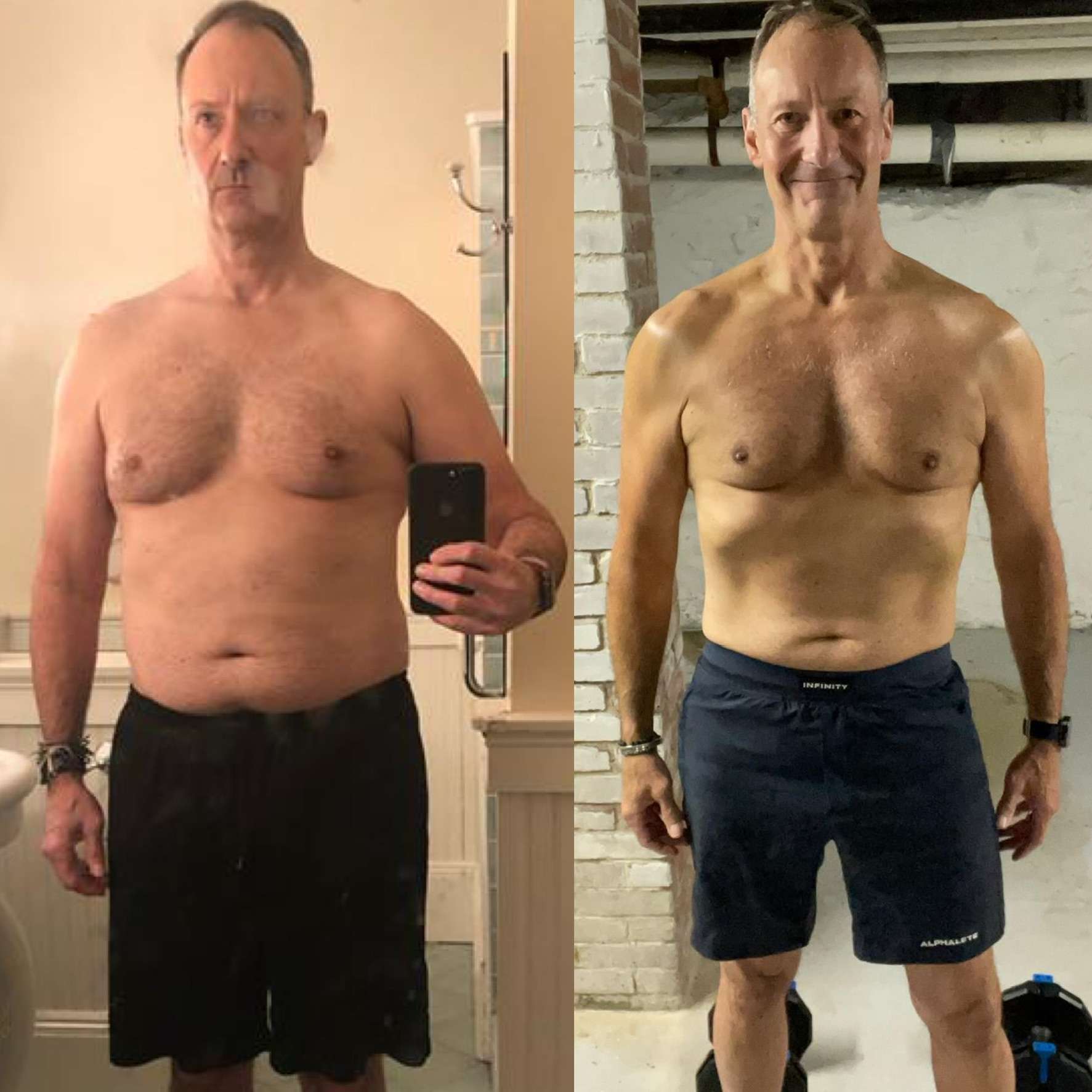 Paul McHugh has lost over 40lbs!