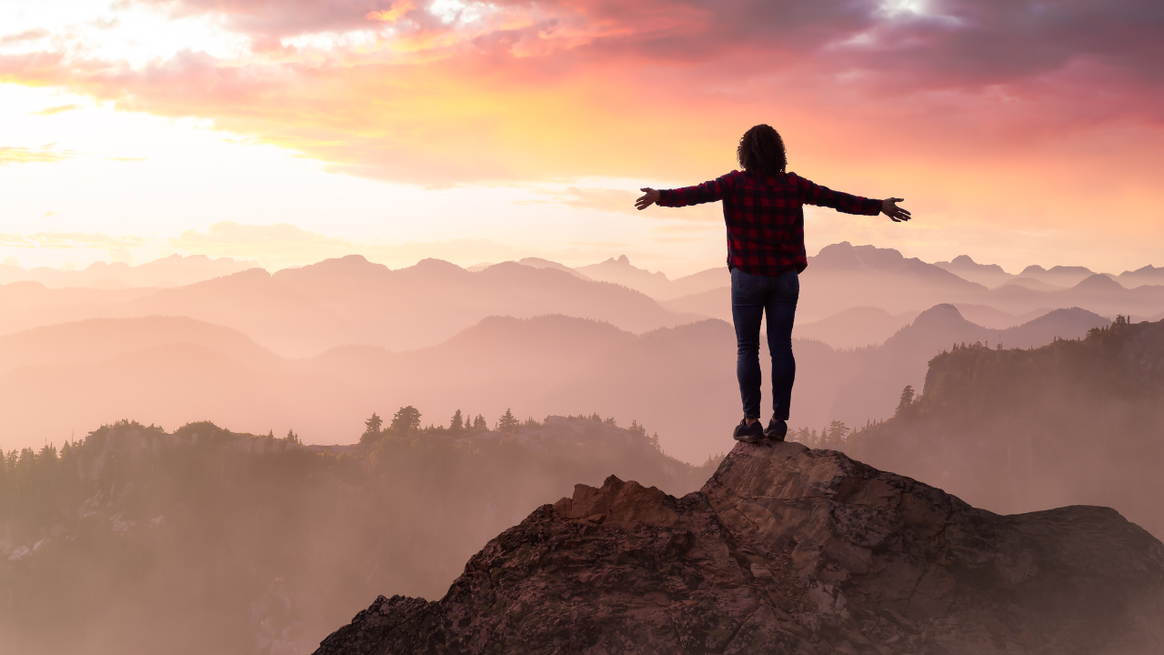 An evocative image illustrating Matt's journey of overcoming challenges, featuring elements like a supportive community, personalized training routines, and a balanced lifestyle, symbolizing the transformation from struggle to triumph in both personal and professional spheres